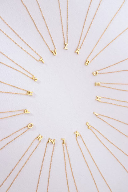 Golden letters Necklace