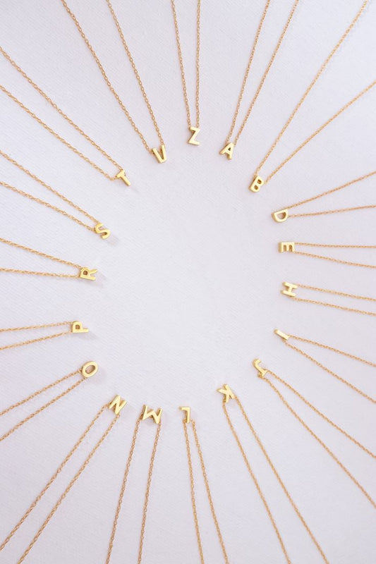 Golden letters Necklace