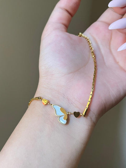 Gilded Butterfly Bracelet