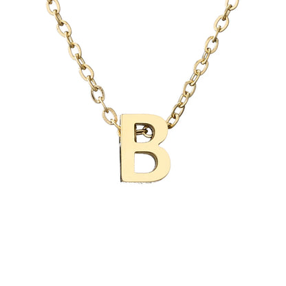 Golden letters Necklace