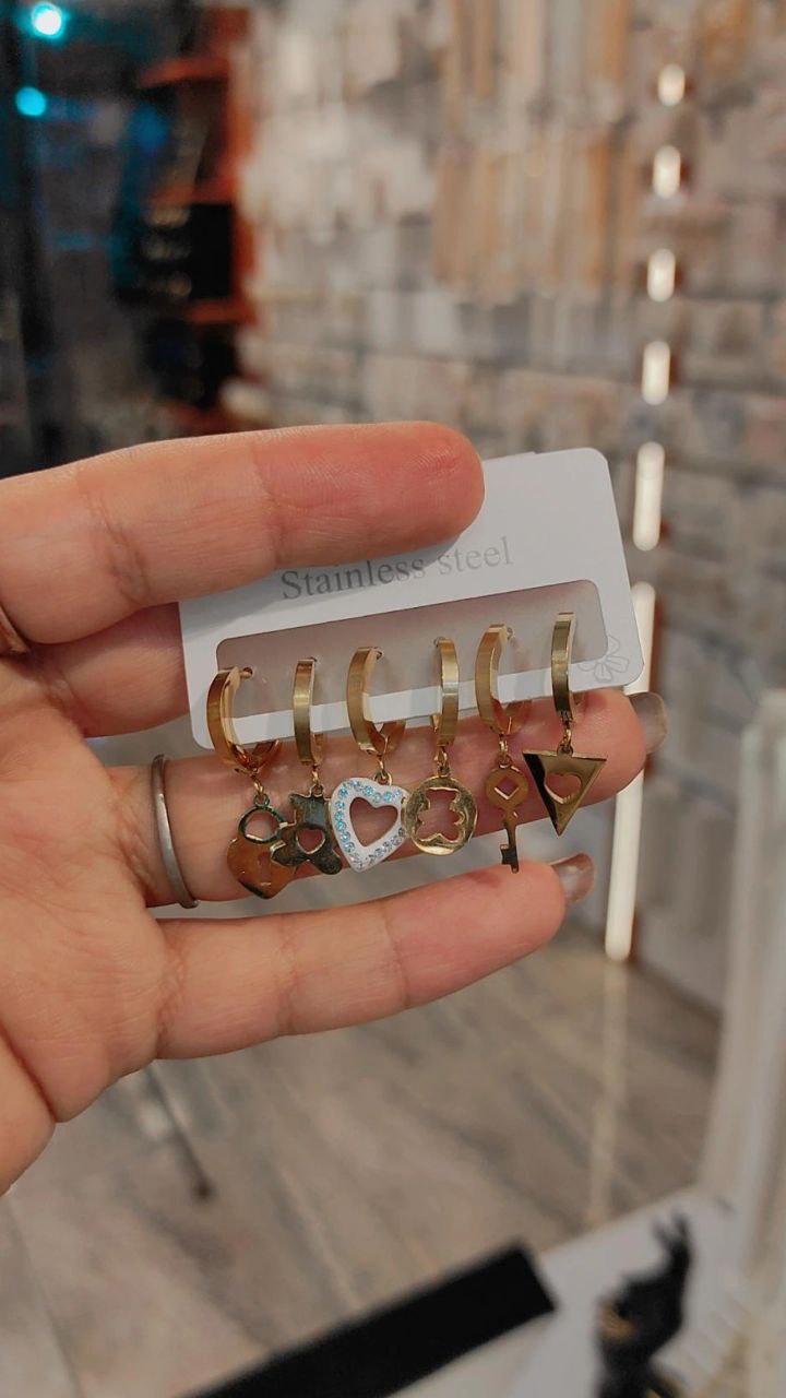 Curated Charm Hoops