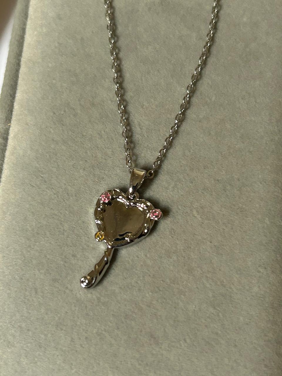 Barbie’s Diamond Castle Mirror Necklace