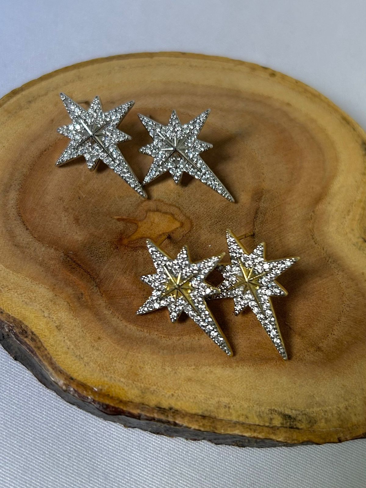Celestial North Star Studs