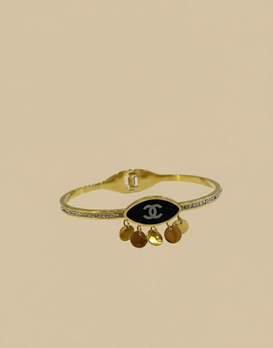 Medallion Charm Bangle