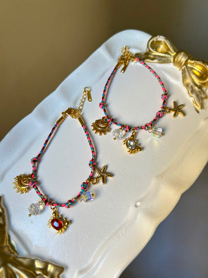 Boho Summer Breeze Charm Bracelet