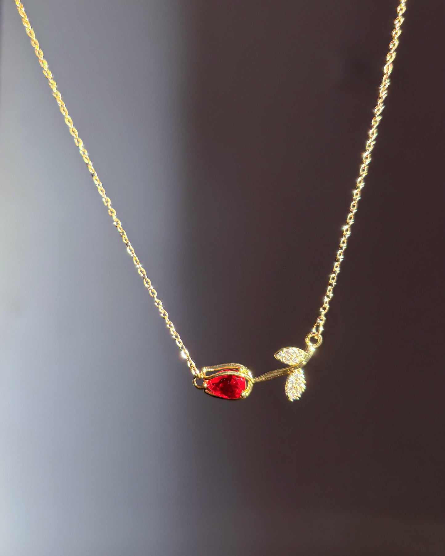 Tulip Rose Necklace