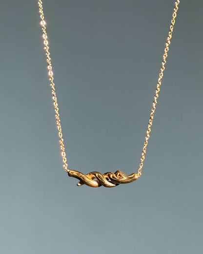 Golden Knot Necklace