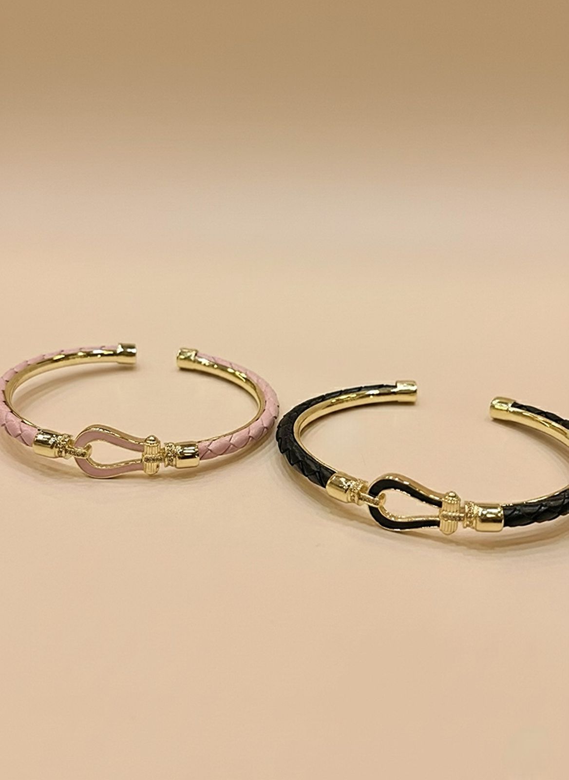 Midnight & Blush Enamel Cuffs