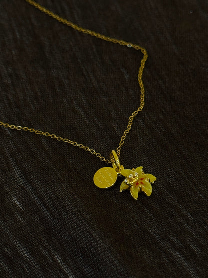 Magic Gold Flower Necklace