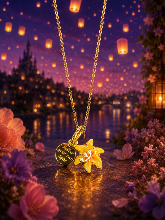Magic Gold Flower Necklace