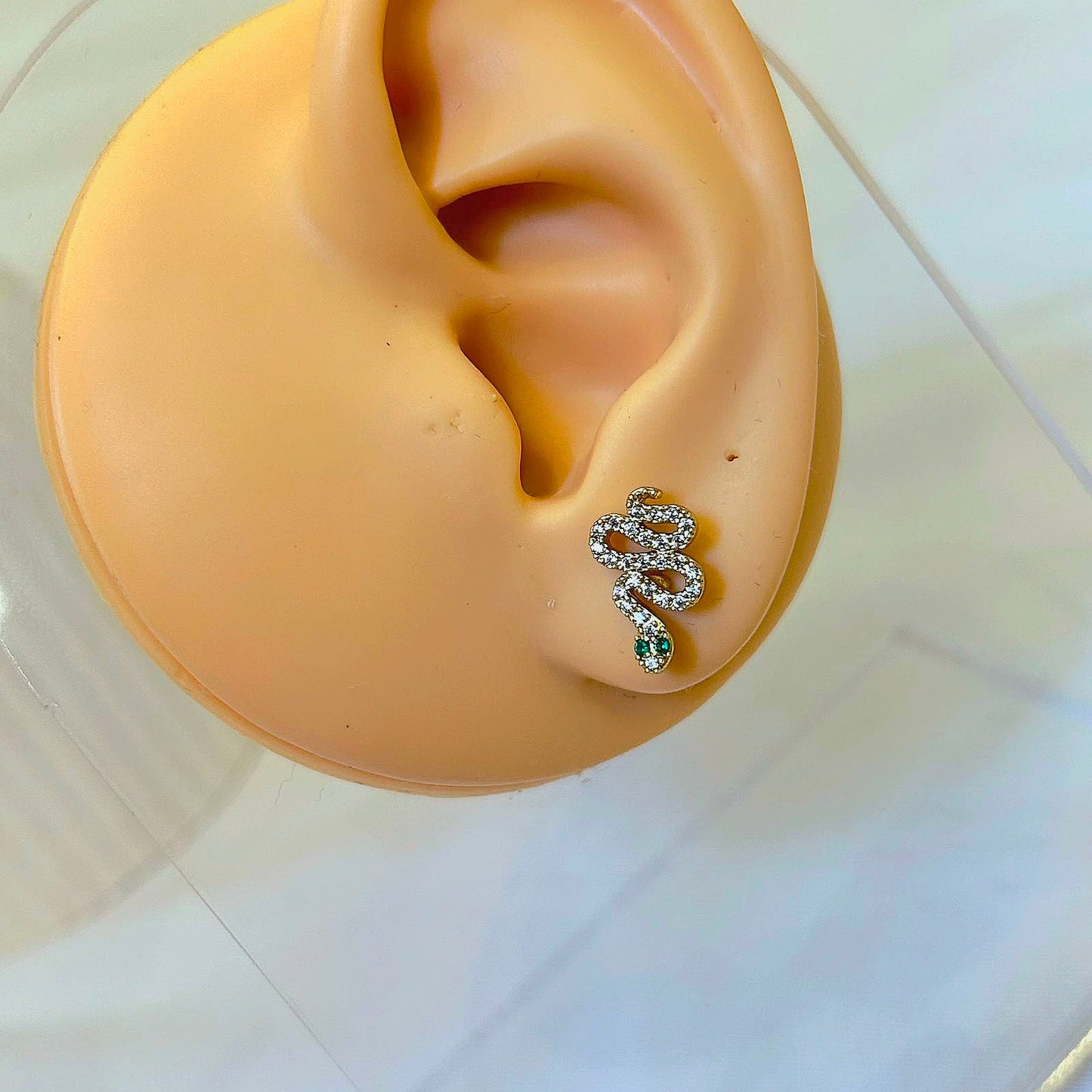 Exotic Crystal Snake Piercing