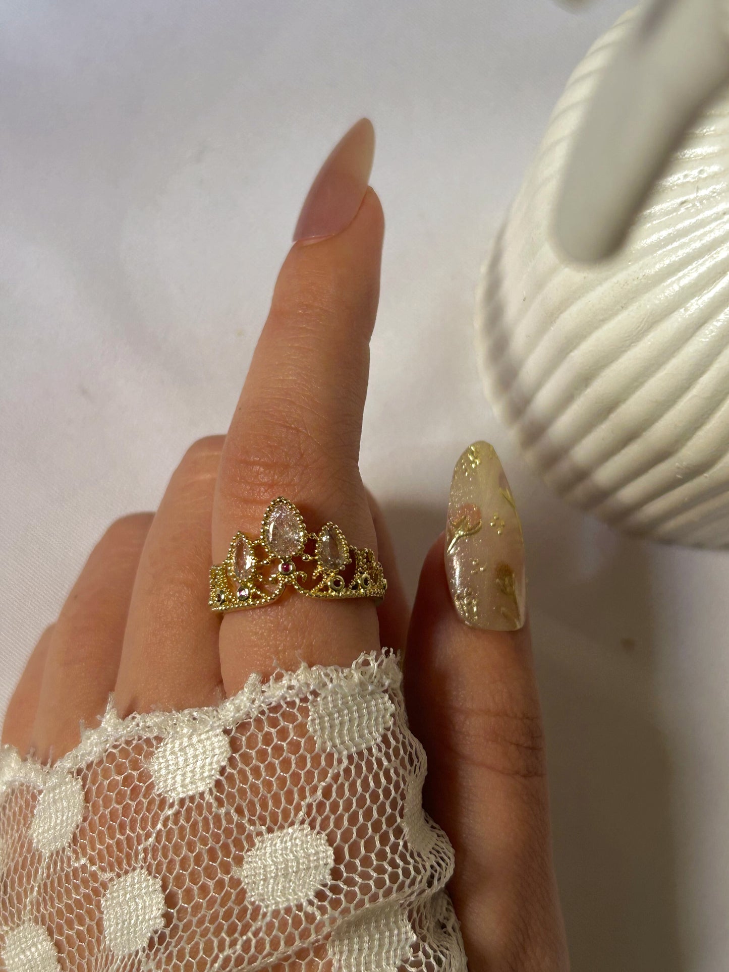 Rapunzel Crown Ring