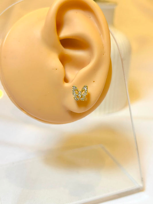 Openwork Pavé Butterfly Piercing