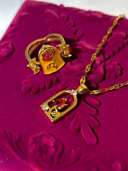 Enchanted Rose Belle Set