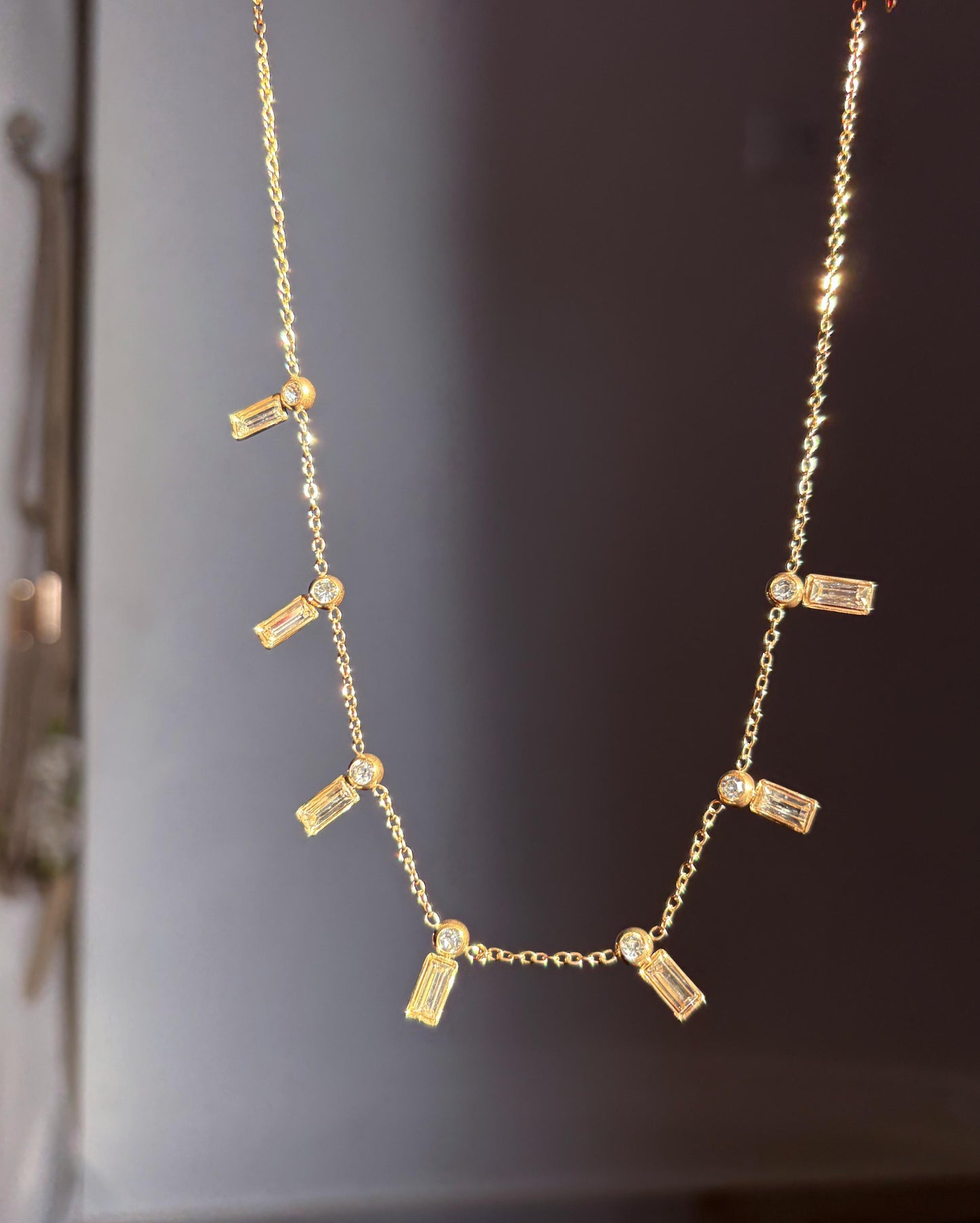 Golden Dewdrop Necklace