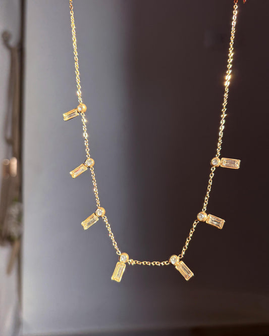 Golden Dewdrop Necklace