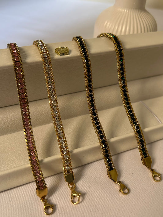 Grommet Tennis Bracelet