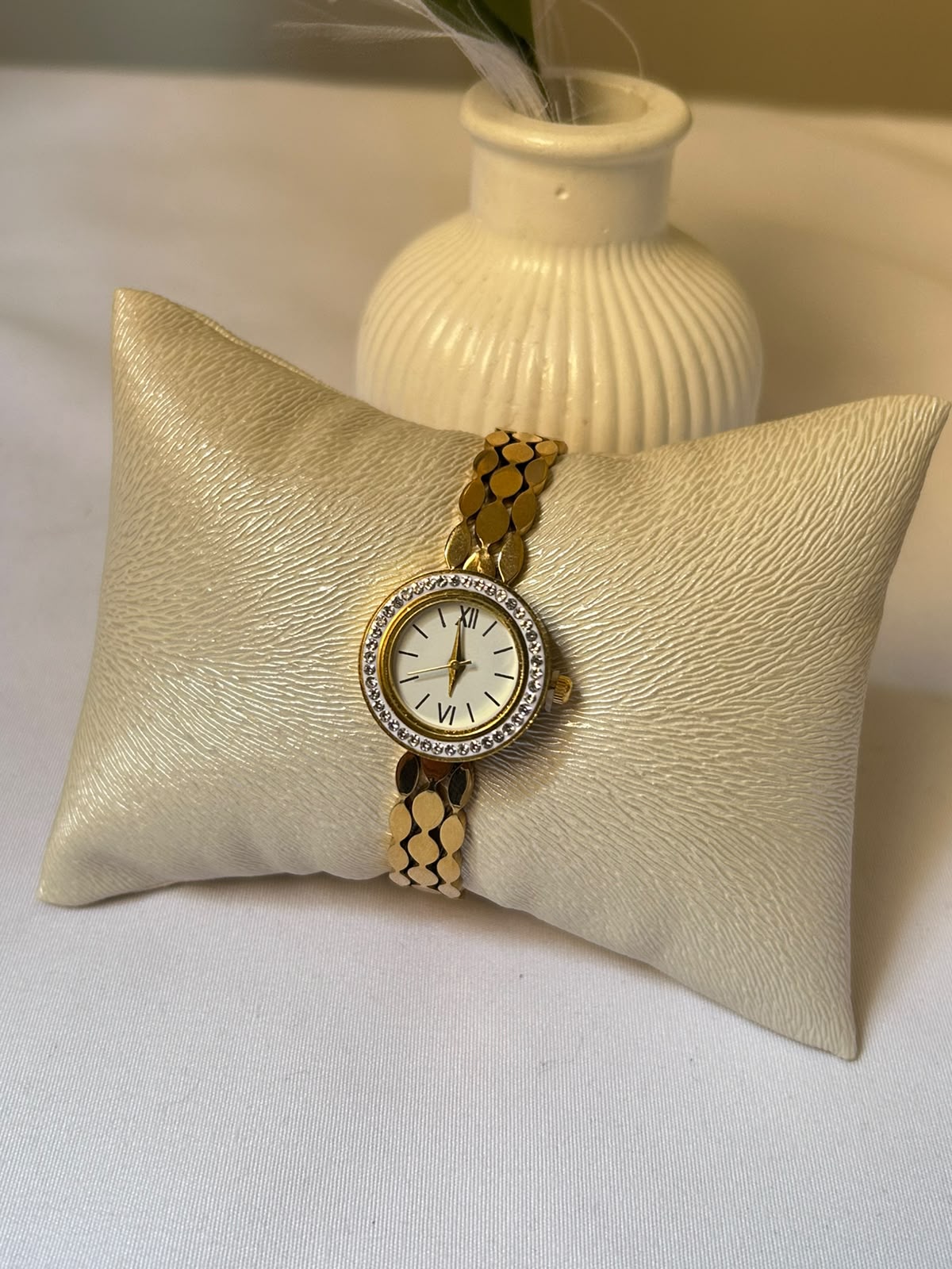 Honeycomb Link Bracelet Watch