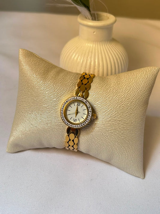Honeycomb Link Bracelet Watch