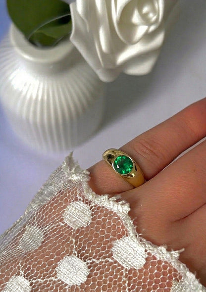 Radiant Gem Pinky Ring