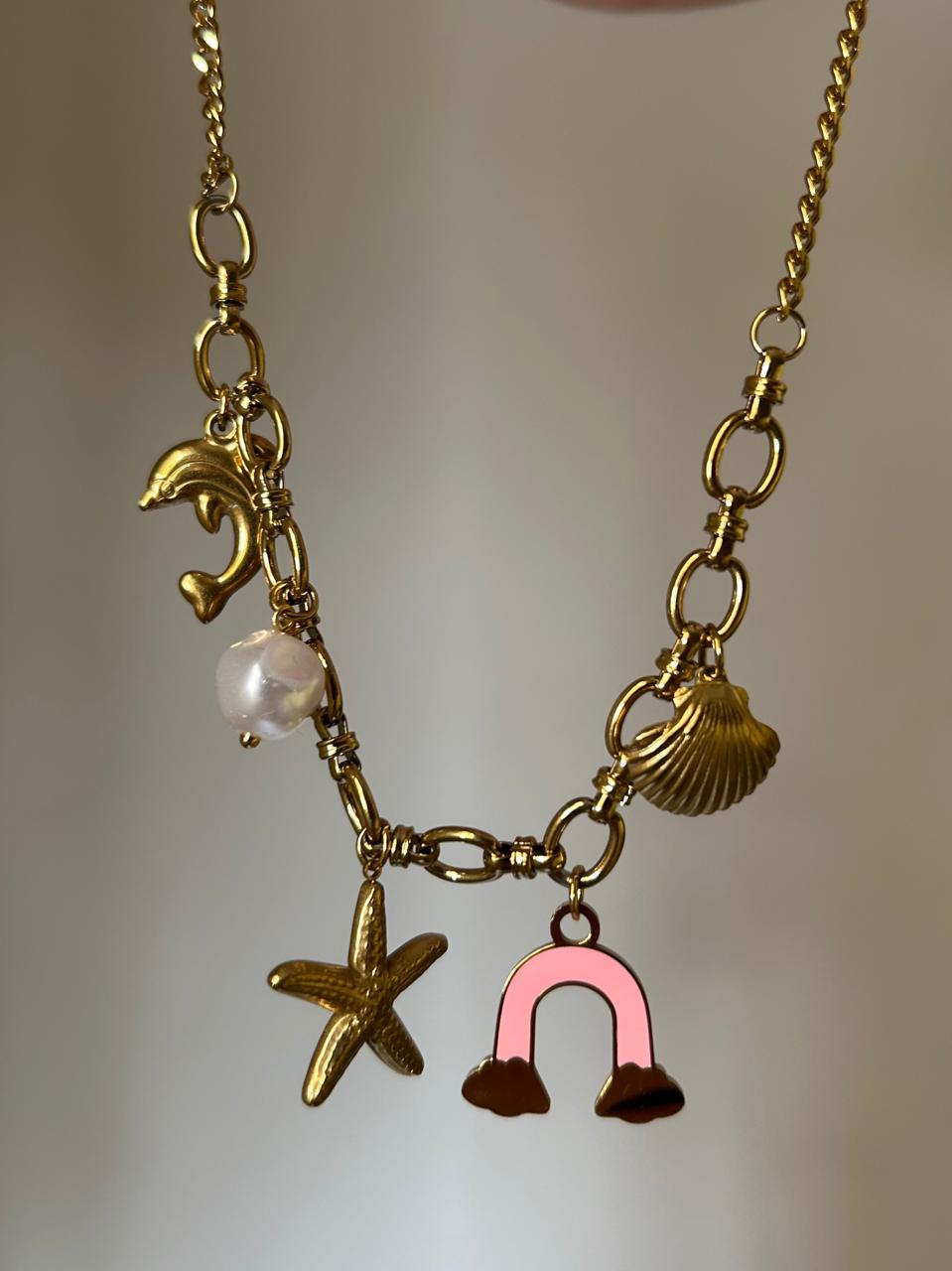 Ocean Bliss Charm Necklace