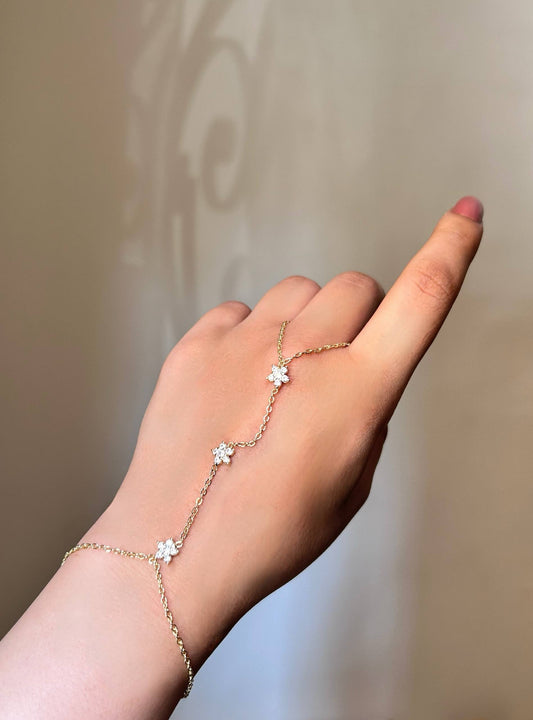 Blossom Elegance Hand Chain