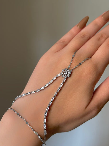 Elegant Crystal Hand Chain
