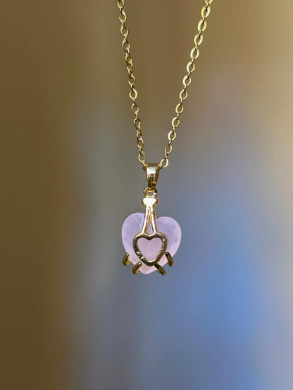 Diamond Castle Heart  Necklaces