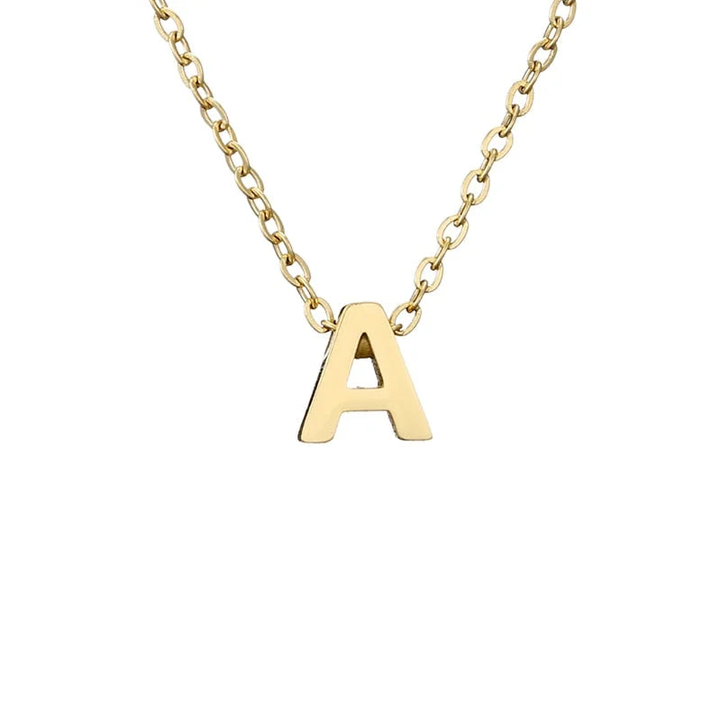 Golden letters Necklace