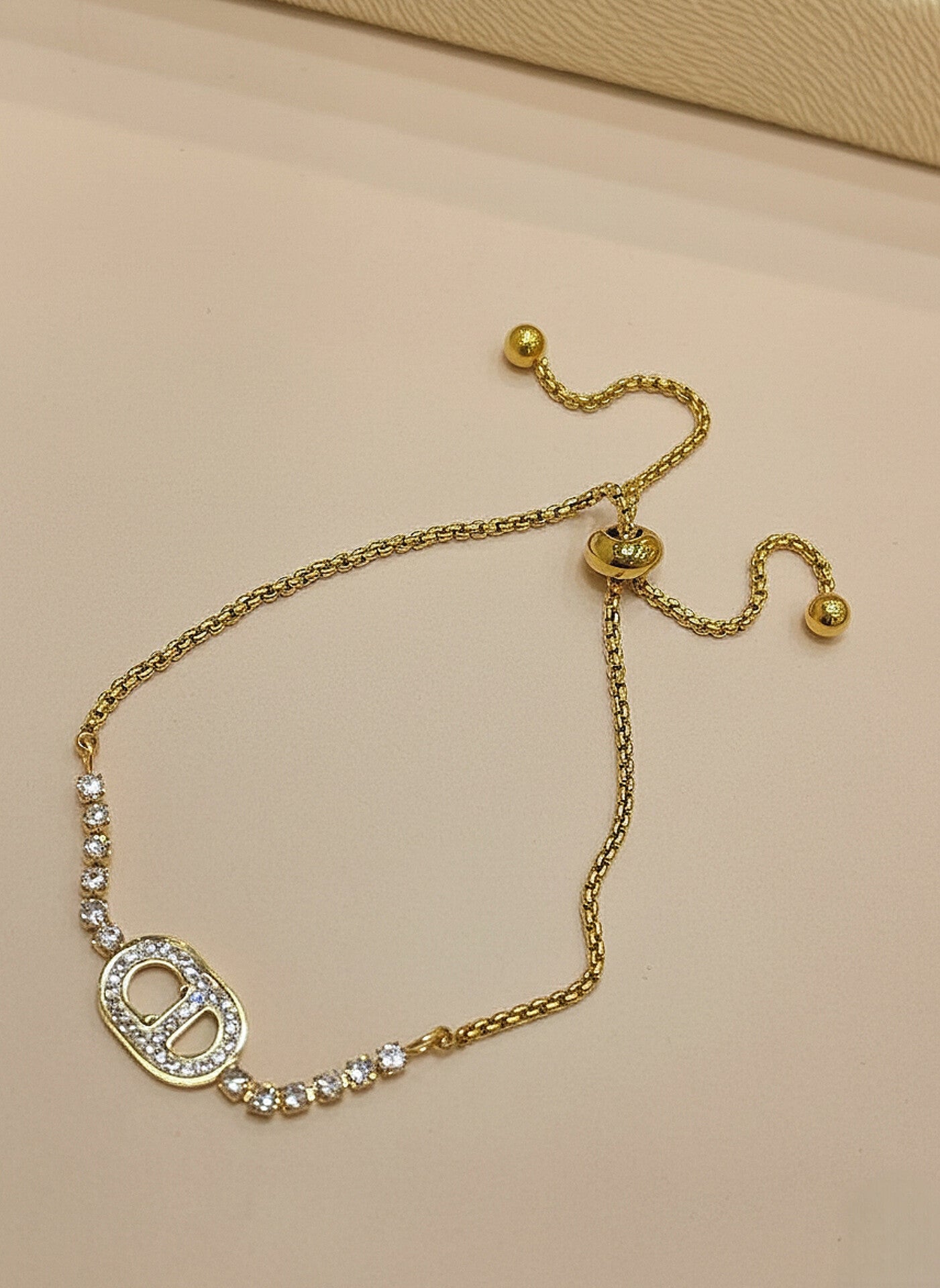 Radiant Crystal Medallion Bracelet