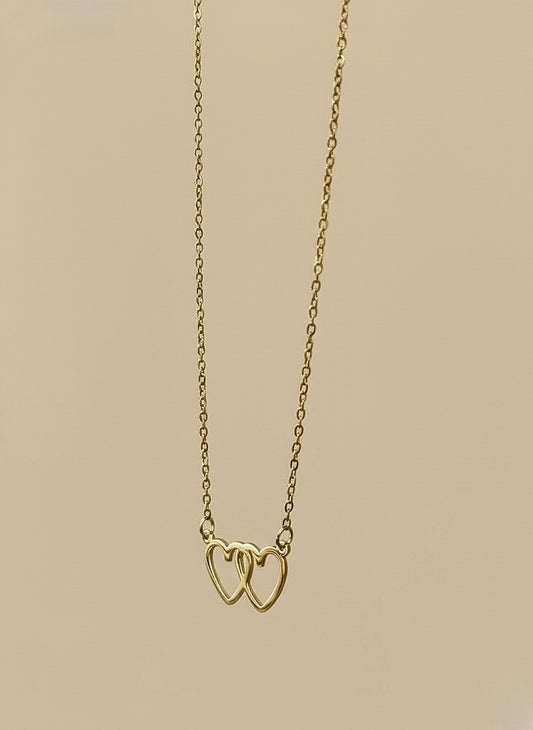 Eternal Interlocking Heart Necklace