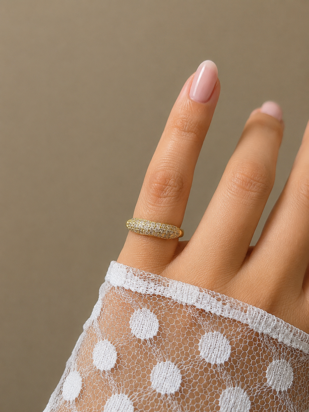 Sparkling Pinky Ring