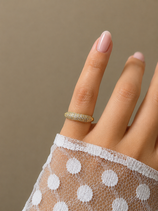 Sparkling Pinky Ring