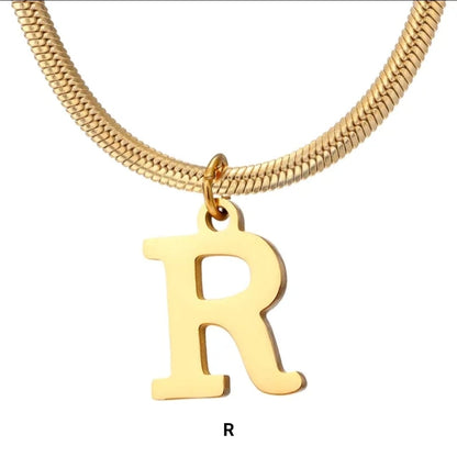 Golden letters Necklace