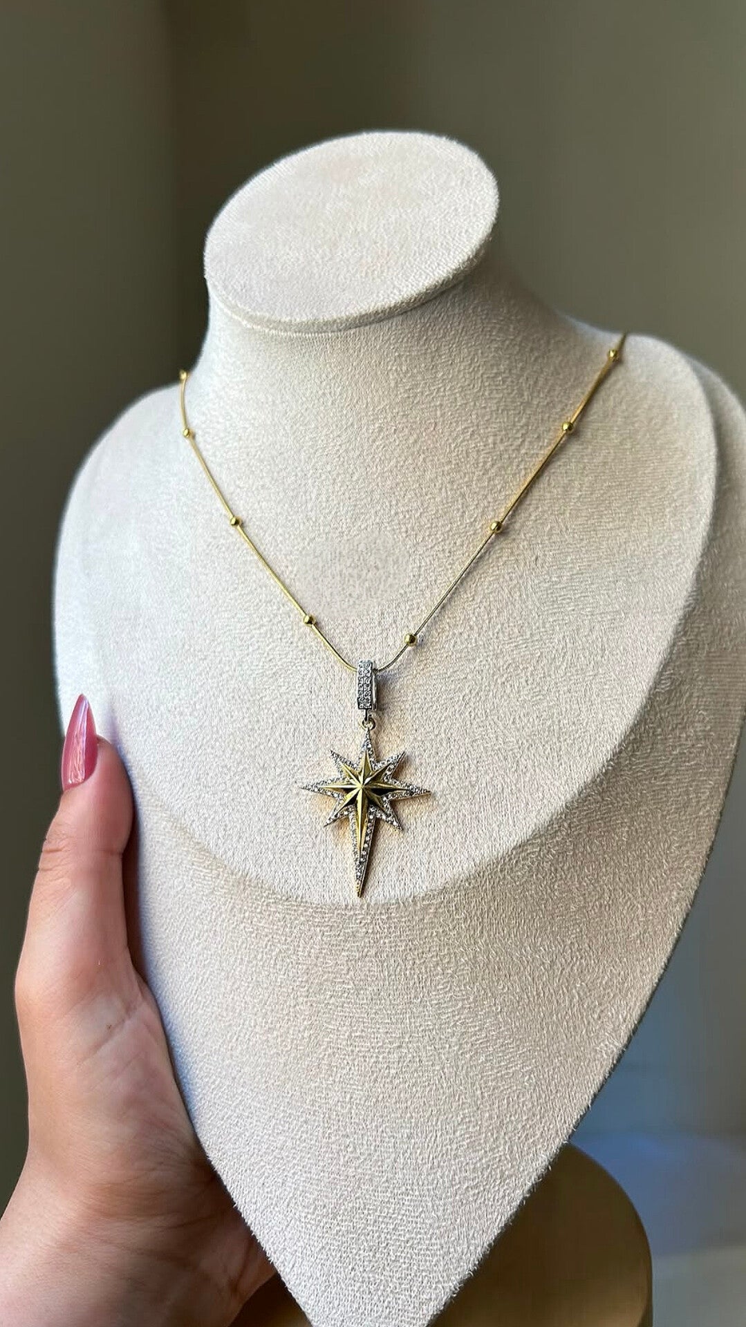 Celestial North Star Necklace