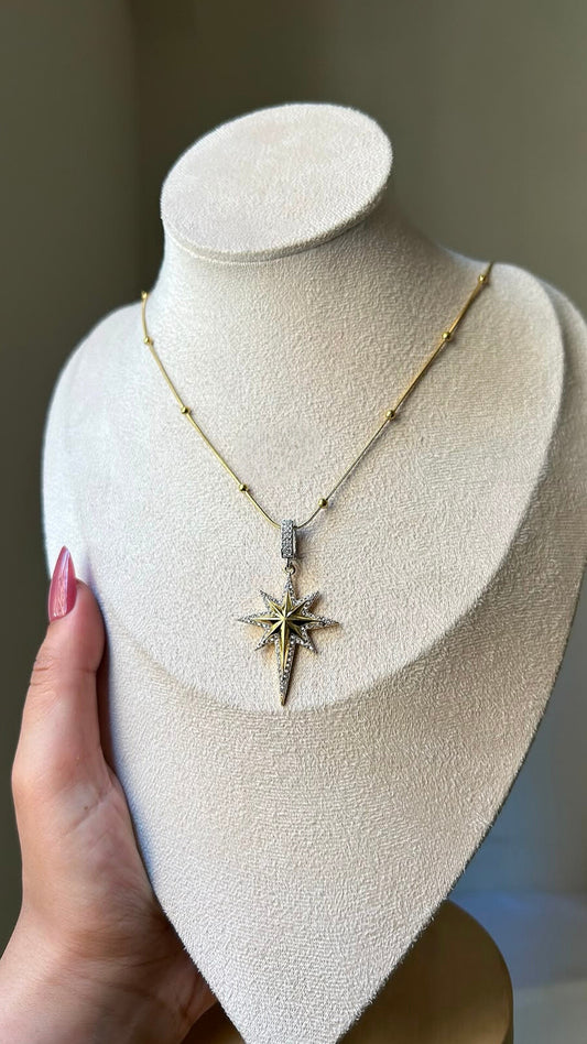 Celestial North Star Necklace