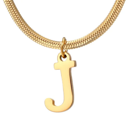 Golden letters Necklace