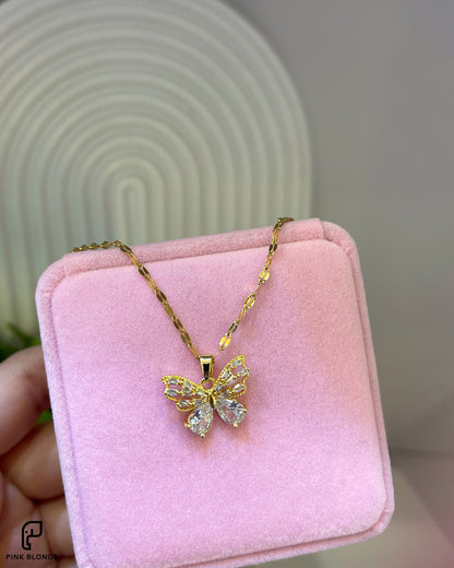 Golden Butterfly Necklace