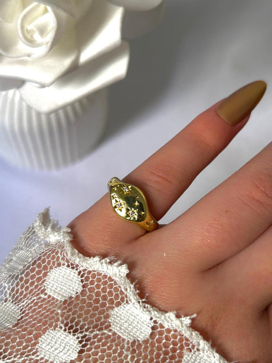 Celestial Star Pinky Ring