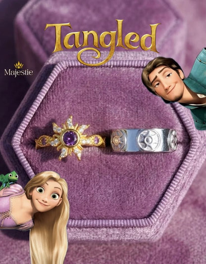 Rapunzel & Flynn Couples Rings