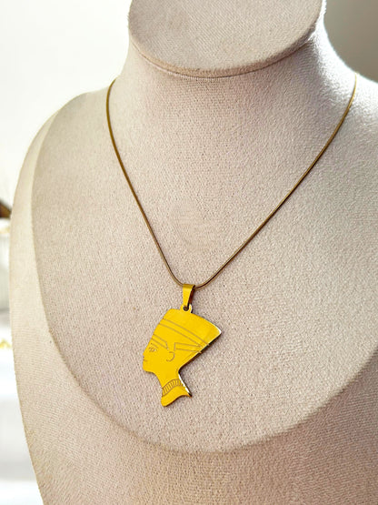 Nefertiti Gold Snake Chain