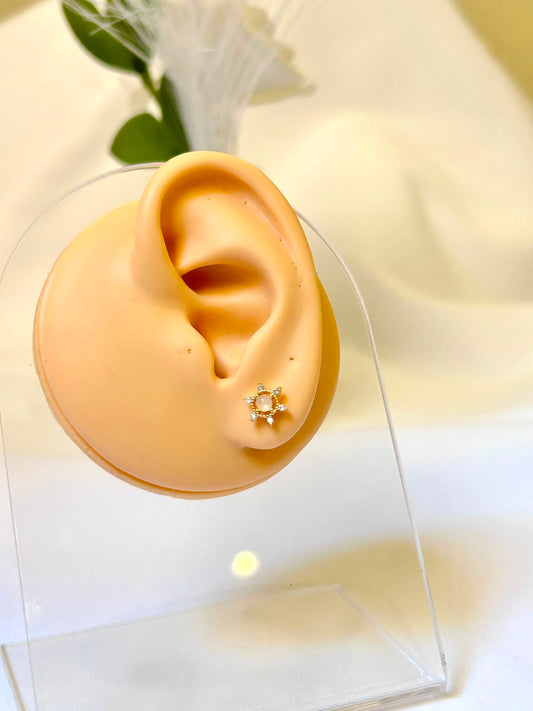 Opaline Celestial Sunburst Piercing