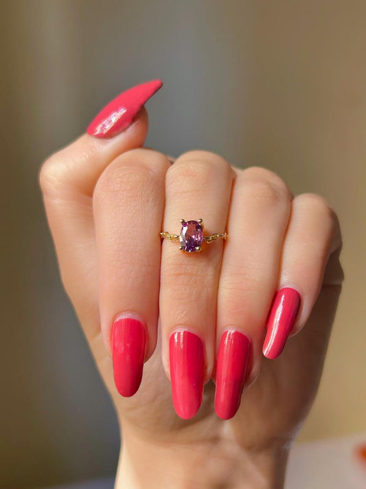 Royal Amethyst Oval Slider