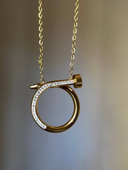 Crystal Nail Pendant