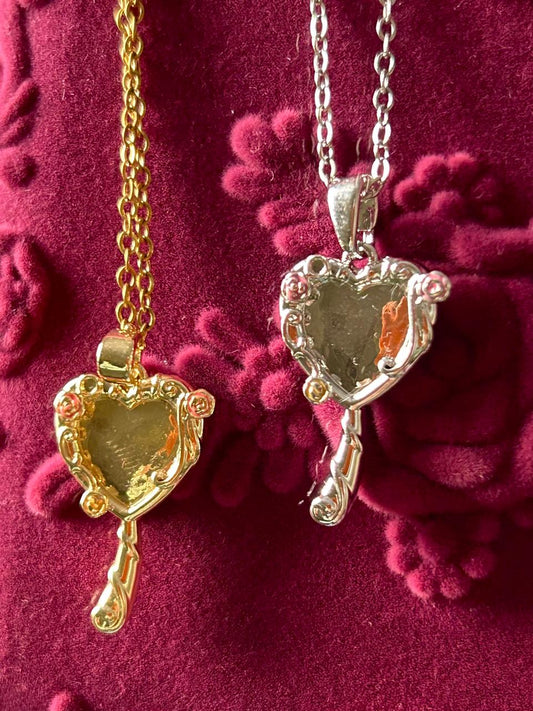 Barbie’s Diamond Castle Mirror Necklace