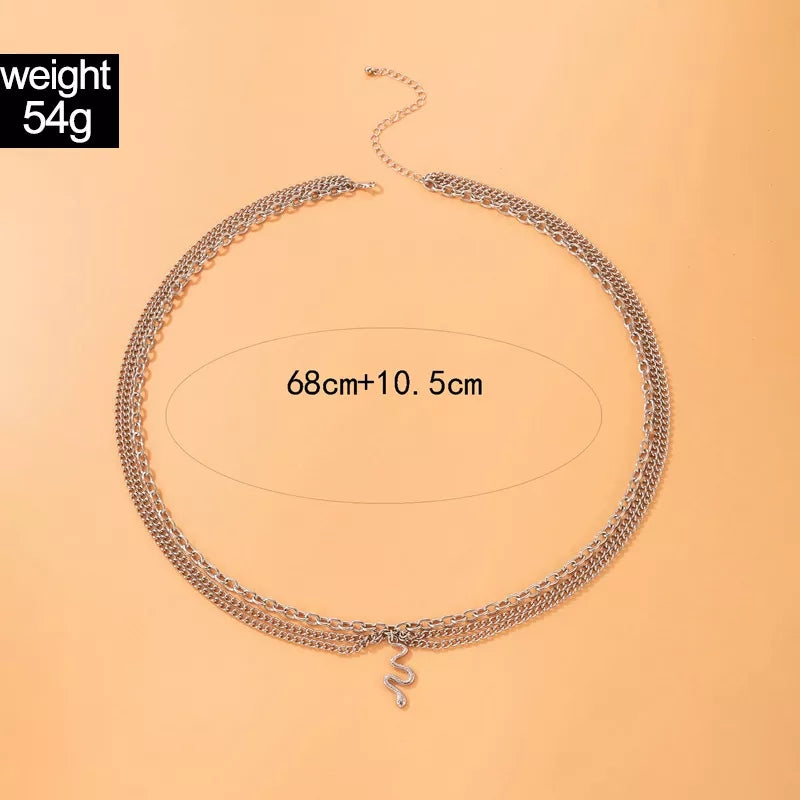 Serpent Charm Waist Chain