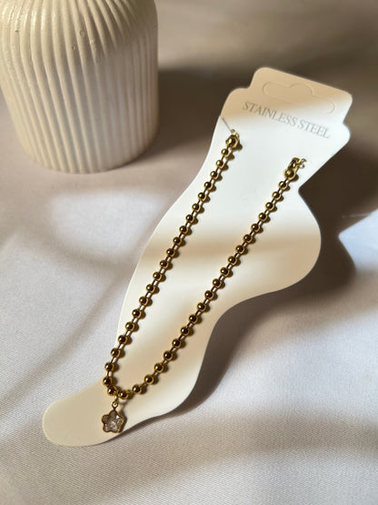 Golden Starfish Jewelry Set