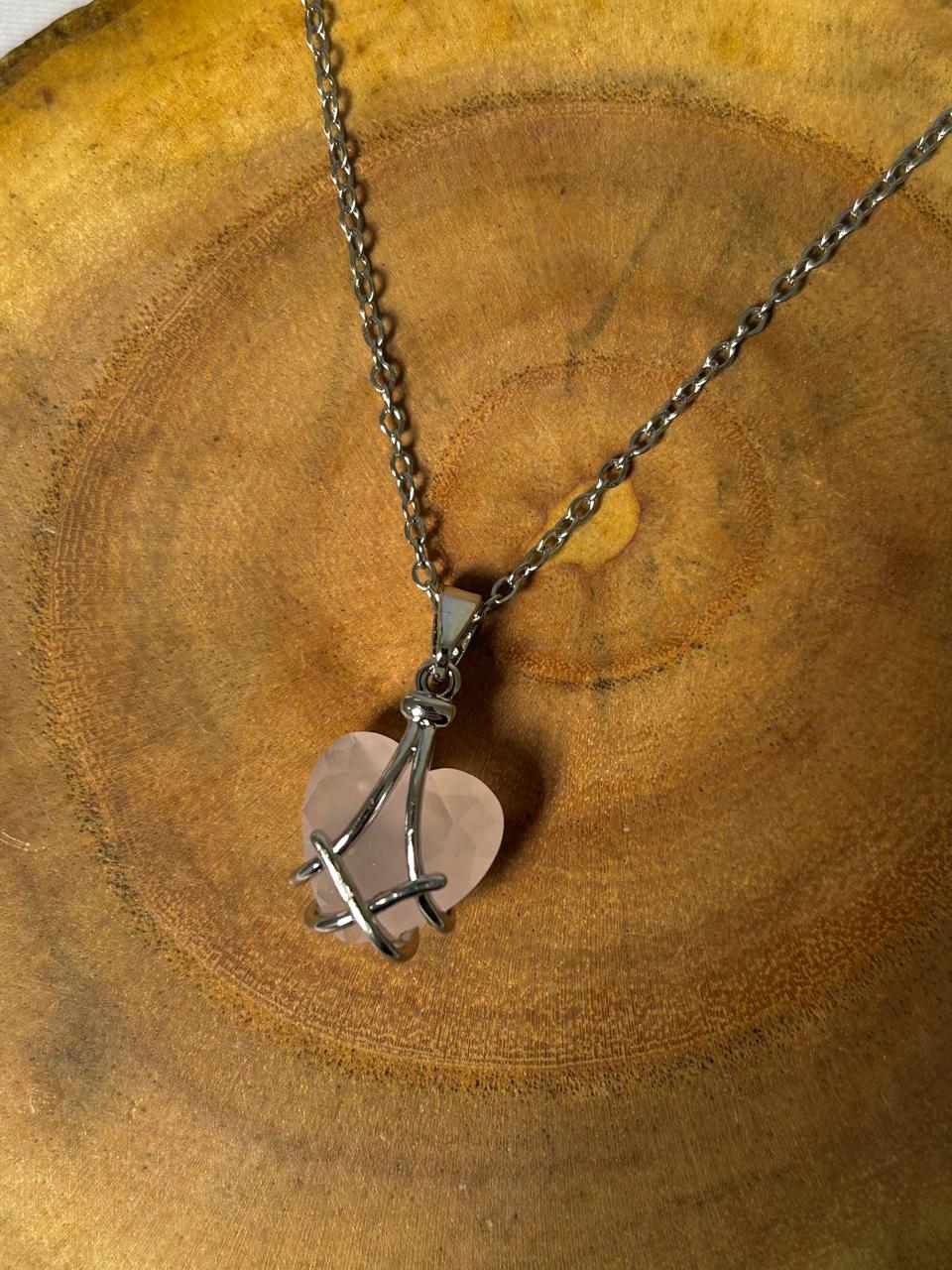 Diamond Castle Heart  Necklaces