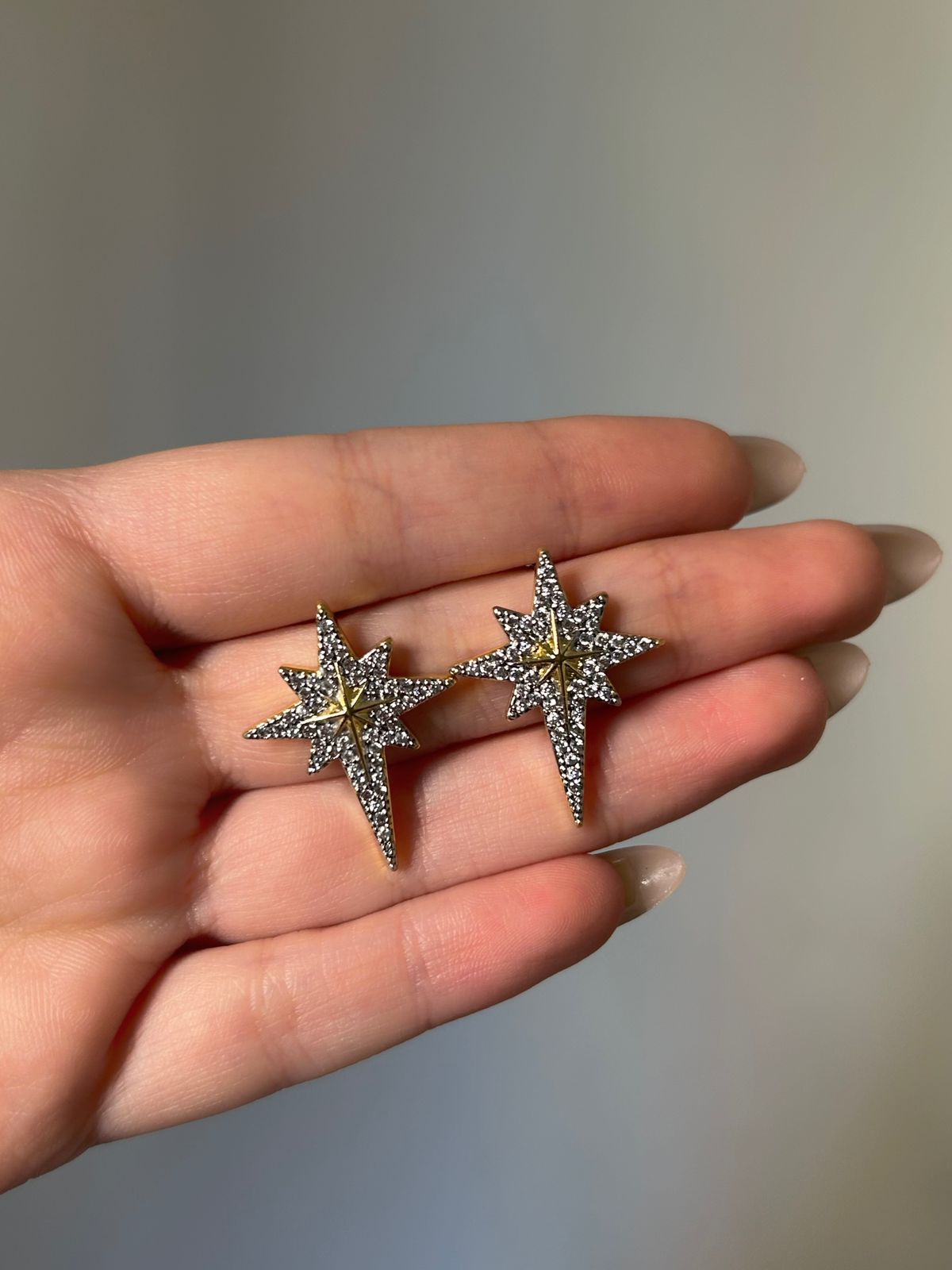 Celestial North Star Studs
