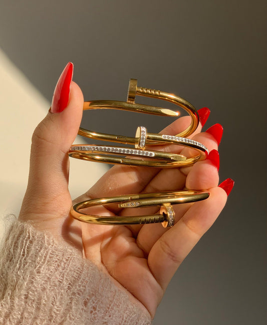 Modern Wrap Gold Bangle
